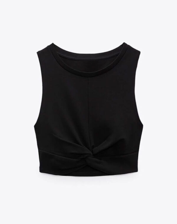 Twist Front Crop Top